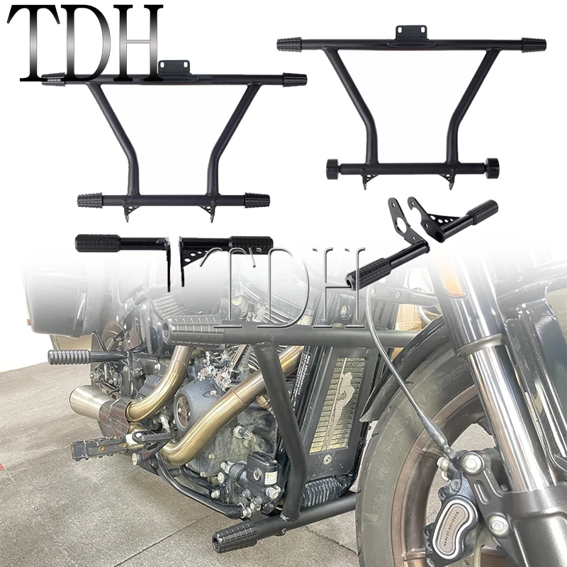 Защита двигателя для Harley Low Rider ST FXLRST 117 2022 2023, комплект передних и задних фар для шоссей, бампер мотоцикла, защита от падения 
Защита двигателя для Harley Low Rider ST FXLRST 117 2022 2023, комплект передних и задних фар для шоссей, бампер мотоцикла, защита от падения