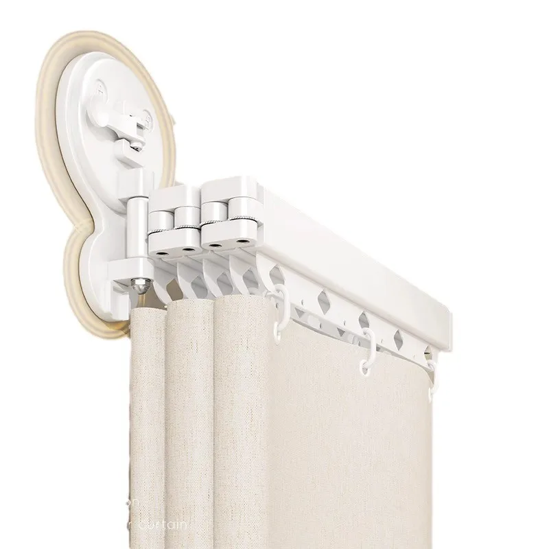 Suction cup folding rod non-punching shower curtain bathroom invisible partition curtain drying rack balcony retractable
Suction cup folding rod non-punching shower curtain bathroom invisible partition curtain drying rack balcony retractable