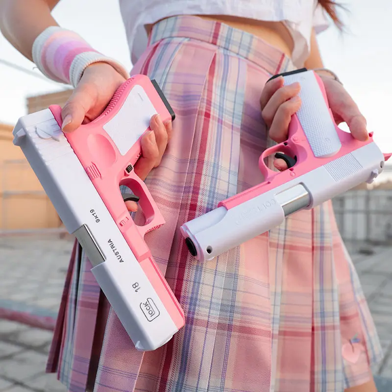 2023GlockM1911 EVA строительное оружие, ручной пневматический пистолет для страйкбола с глушителем, военная игрушка для детей Ad
2023GlockM1911 EVA строительное оружие, ручной пневматический пистолет для страйкбола с глушителем, военная игрушка для детей Ad
