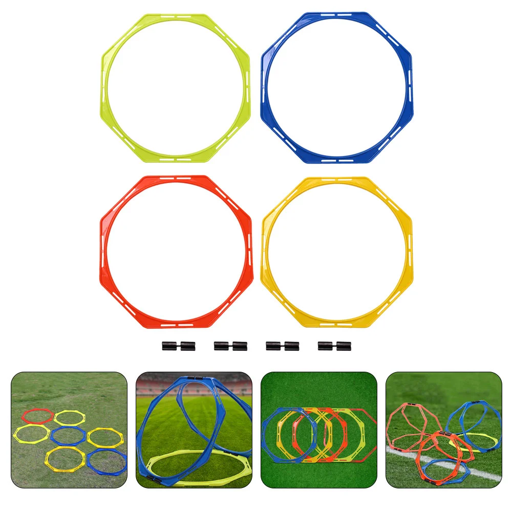 4 Pcs Football Training Circle Multi-function Rings for Agility Sports Equipment Soccer Portable
4 Pcs Football Training Circle Multi-function Rings for Agility Sports Equipment Soccer Portable