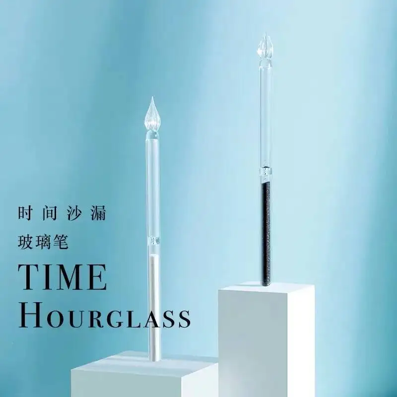 Time Hourglass Glass Pen Dip Pen Creative Statoinery
Time Hourglass Glass Pen Dip Pen Creative Statoinery