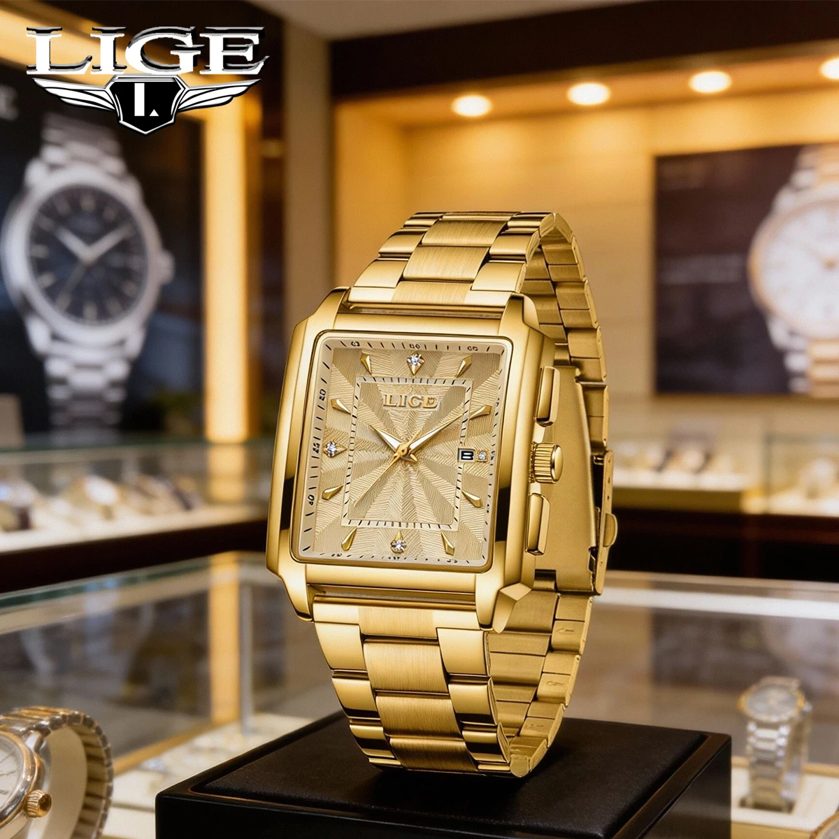 Мужские часы LIGE 2025: Новинка, роскошные, модные, деловые, золотистые, кварцевые, водонепроницаемые, светящиеся (Montre Pour Hommes, reloj)
Мужские часы LIGE 2025: Новинка, роскошные, модные, деловые, золотистые, кварцевые, водонепроницаемые, светящиеся (Montre Pour Hommes, reloj)