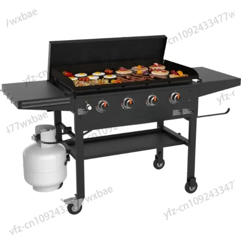 Plaque de cuisson omnivore au propane avec couvercle rigide, original, 4 brûleurs
Plaque de cuisson omnivore au propane avec couvercle rigide, original, 4 brûleurs