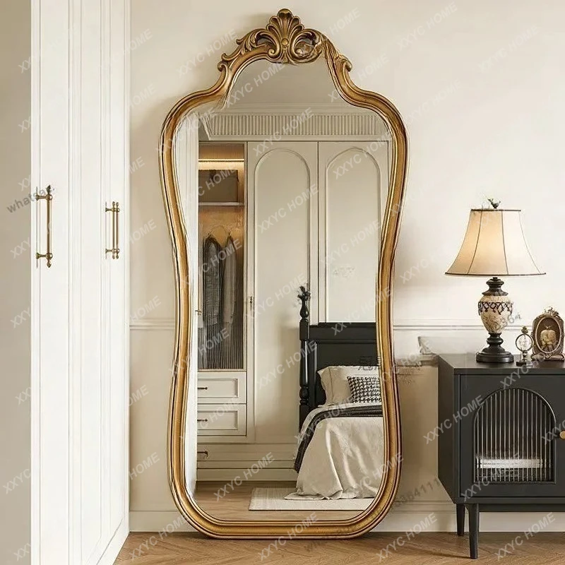 X-S retro special-shaped living room full-length mirror, hallway wall-mounted carved full-length mirror HG
X-S retro special-shaped living room full-length mirror, hallway wall-mounted carved full-length mirror HG