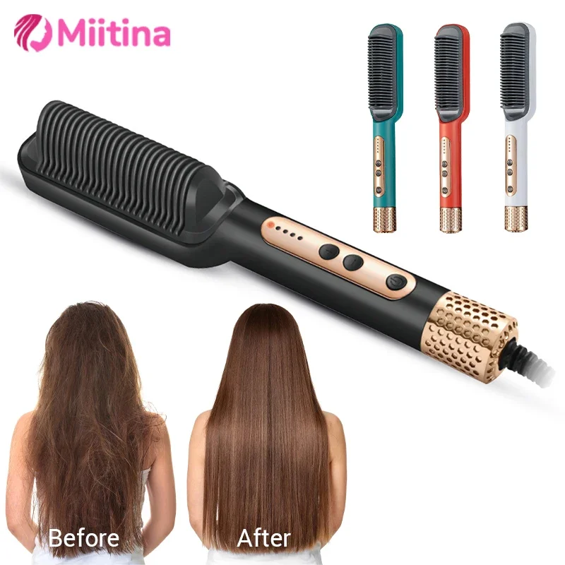 Newly Upgraded Negative Ion Hair Straightener Mini Hair Straightener Hot Comb Hairs Styling Hairs Brush Professional Customized
Newly Upgraded Negative Ion Hair Straightener Mini Hair Straightener Hot Comb Hairs Styling Hairs Brush Professional Customized