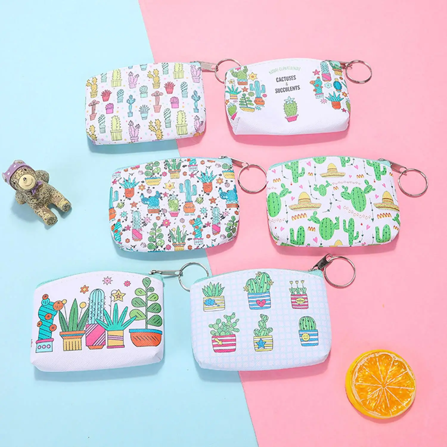 Fashion Cactus Pattern Printing Coin Purses Small Coin Wallet Lady Girls Earphone Coin Key Money Storage Bag Zipper Pouch
Fashion Cactus Pattern Printing Coin Purses Small Coin Wallet Lady Girls Earphone Coin Key Money Storage Bag Zipper Pouch
