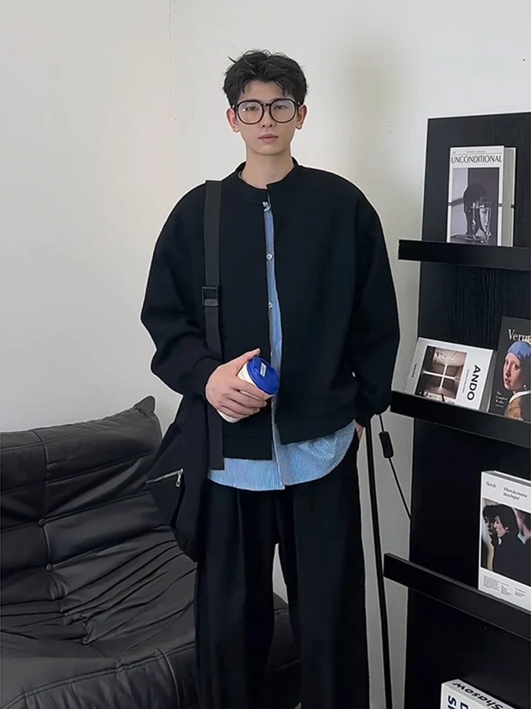 Heavyweight Fake Two-Piece Hoodie Men's Long Sve Bla High Street Vibe American Sle irt Jaet Autumn Wear Casual irt
Heavyweight Fake Two-Piece Hoodie Men's Long Sve Bla High Street Vibe American Sle irt Jaet Autumn Wear Casual irt