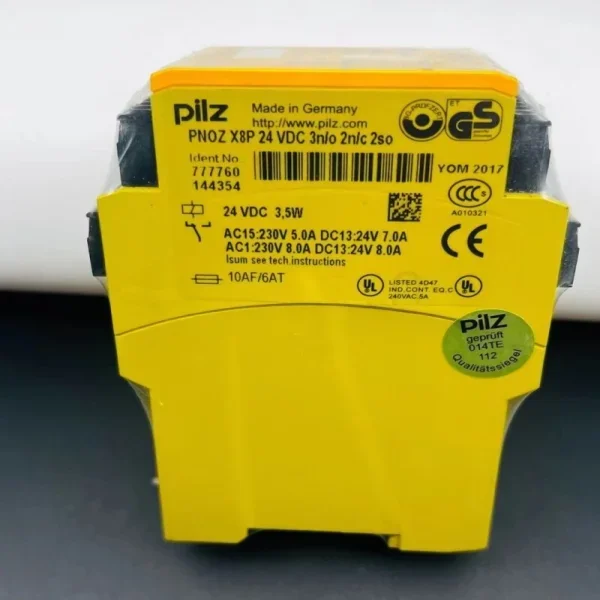 2026 1pc X8p 24 Vdc 3n/o 2n/c 2so Safety Relay 777760 New Brand New Original Spot Plc
2026 1pc X8p 24 Vdc 3n/o 2n/c 2so Safety Relay 777760 New Brand New Original Spot Plc