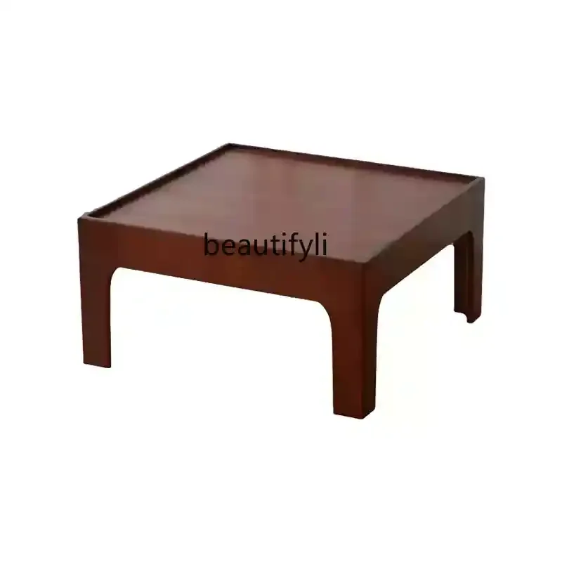 Nordic medieval solid wood coffee table living room small square table tatami low table Japanese square retro square table
Nordic medieval solid wood coffee table living room small square table tatami low table Japanese square retro square table