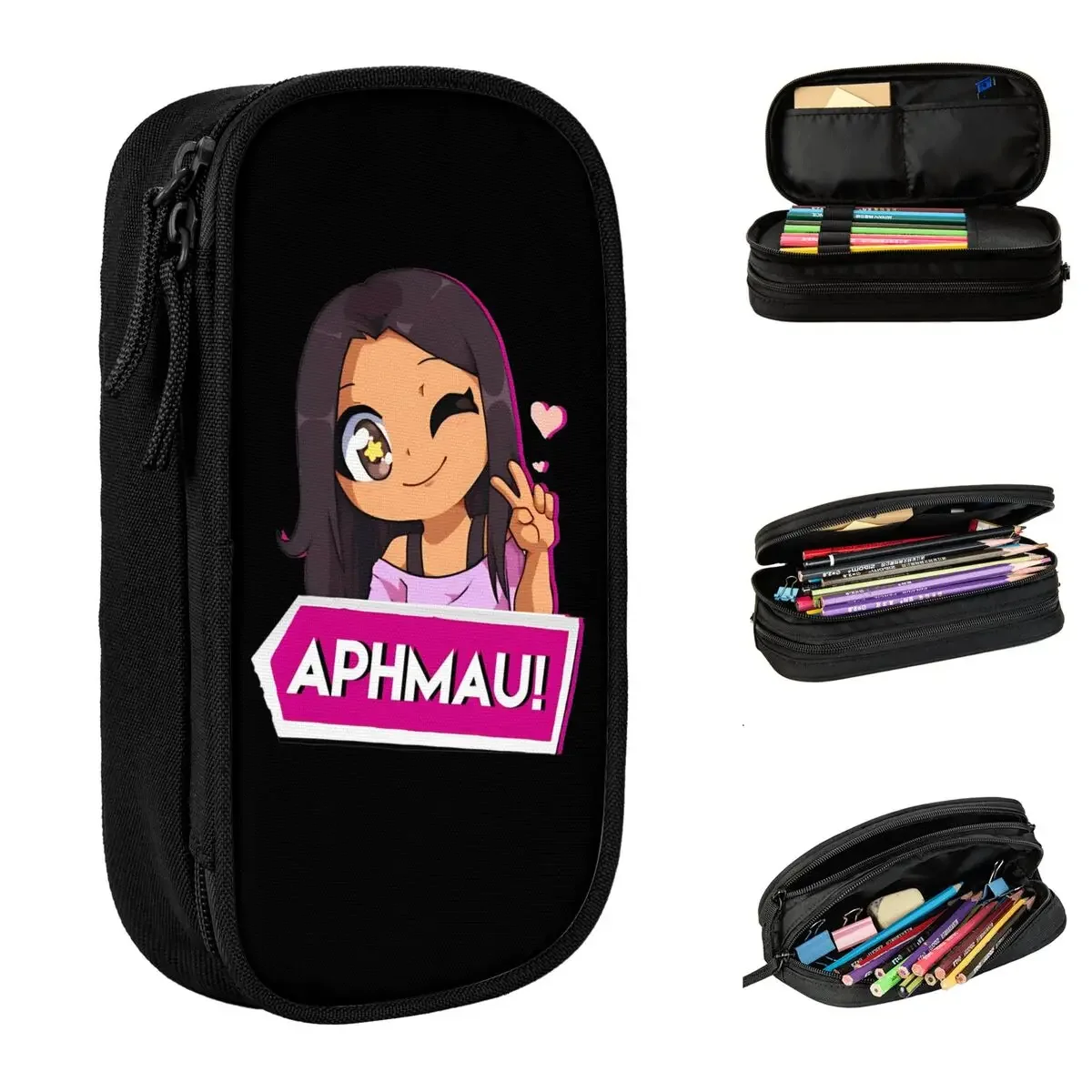 Забавные пеналы Aphmau, милая мультяшная женская сумка, вместительные школьные косметические пеналы для студентов
Забавные пеналы Aphmau, милая мультяшная женская сумка, вместительные школьные косметические пеналы для студентов
