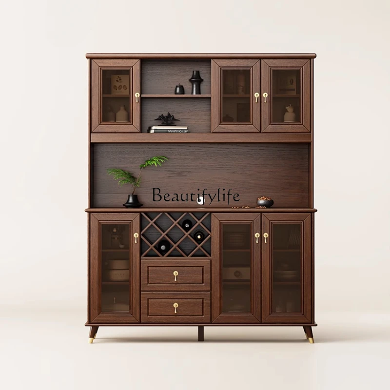 New Chinese-style solid wood wine cabinet dining side cabinet living room modern simple wall
New Chinese-style solid wood wine cabinet dining side cabinet living room modern simple wall