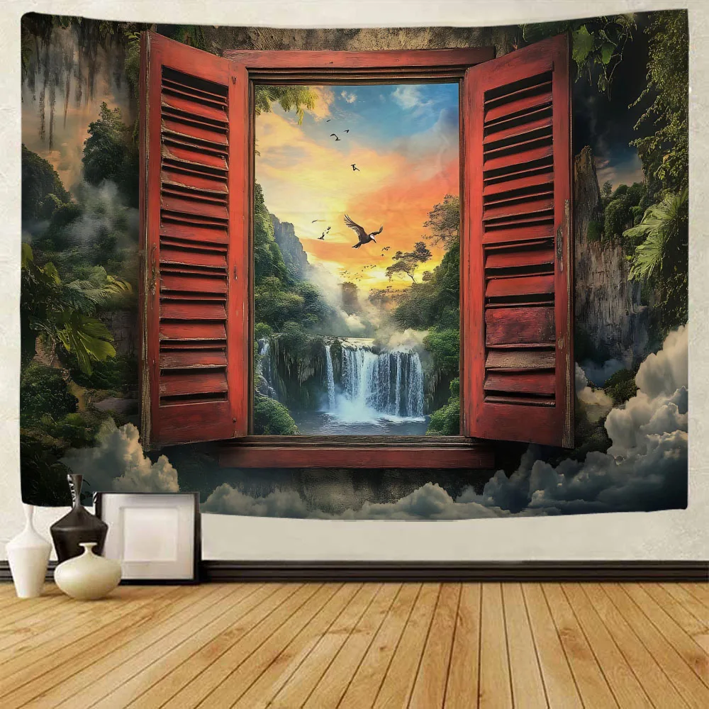 Home Decoration Tapestry Imitation Window Wall Hanging Cloth Music Party Background Poster Wall Aesthetic Decoration
Home Decoration Tapestry Imitation Window Wall Hanging Cloth Music Party Background Poster Wall Aesthetic Decoration