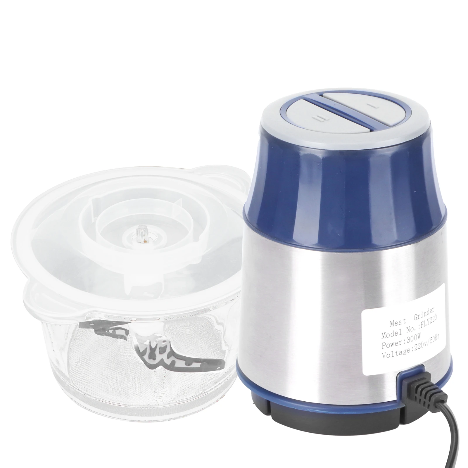 300W 2L Meat Grinder Electric Meat Chopper with 2 Speed Levels for Kitchen UseEU Plug 220V
300W 2L Meat Grinder Electric Meat Chopper with 2 Speed Levels for Kitchen UseEU Plug 220V