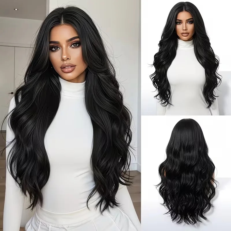 Synthetic Lace Front Wig Long Loose Wave Middle Part Natural Hair Wig For Women Daily Party
Synthetic Lace Front Wig Long Loose Wave Middle Part Natural Hair Wig For Women Daily Party