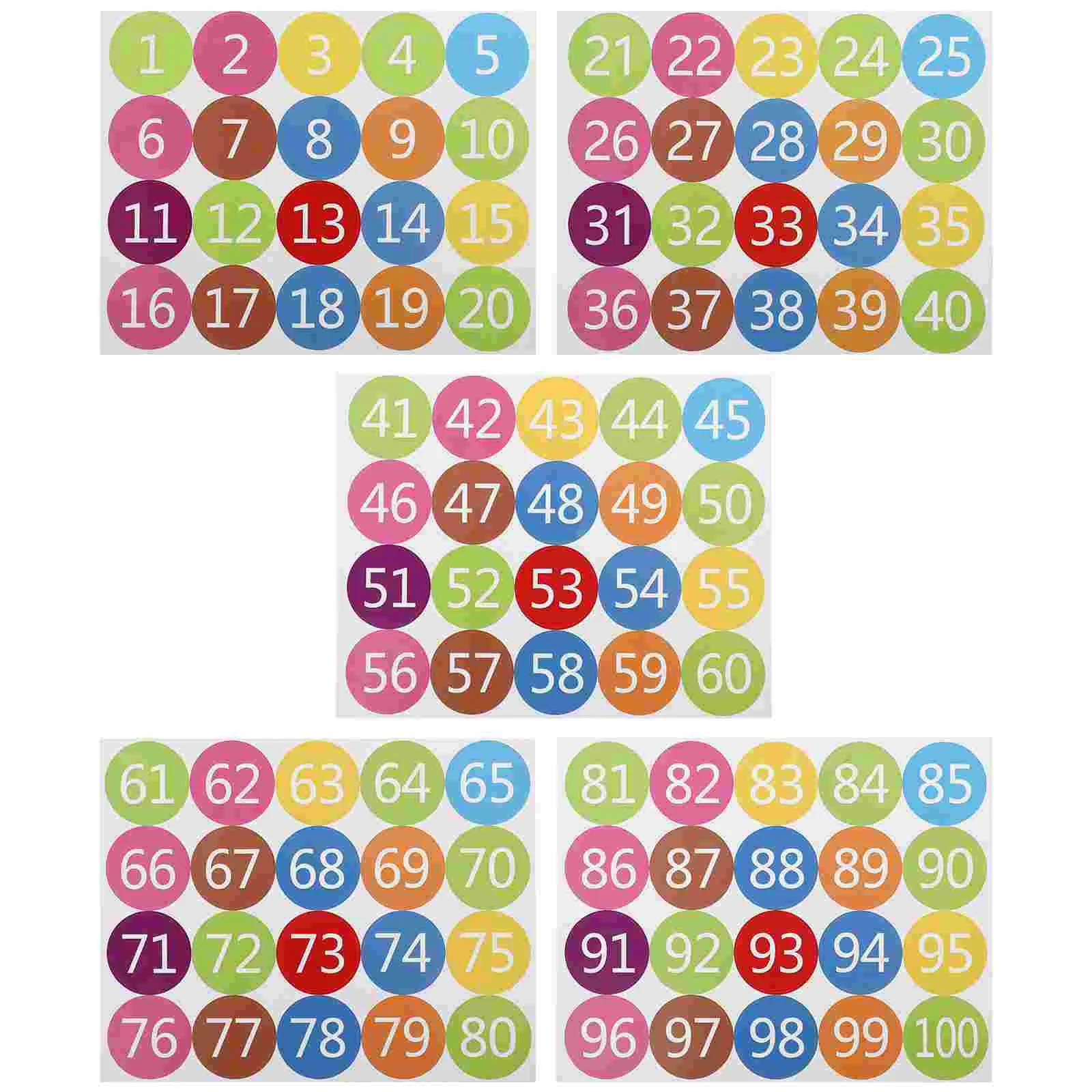 5 Sheets Label Color Number Labels Stickers Sign Outdoor Colorful Pvc Self-adhesive Baby
5 Sheets Label Color Number Labels Stickers Sign Outdoor Colorful Pvc Self-adhesive Baby