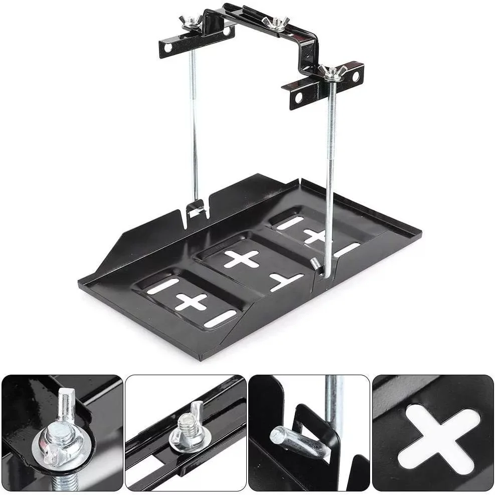 Universal Car Battery Tray Adjustable Hold Down Battery Tray Hold Down Clamp Kit Car Battery Holder 19cm 23cm
Universal Car Battery Tray Adjustable Hold Down Battery Tray Hold Down Clamp Kit Car Battery Holder 19cm 23cm