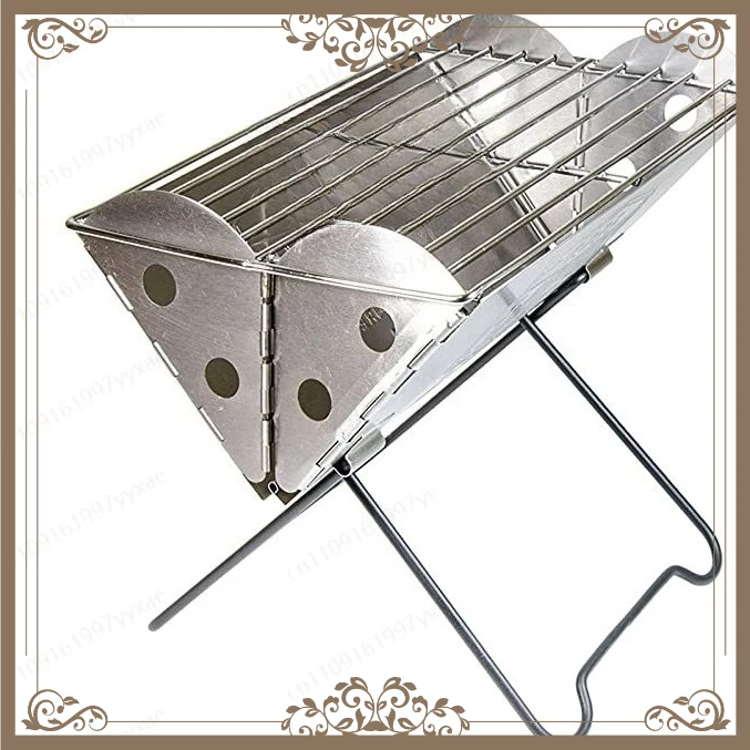 Stable Outdoor Camping Flat Backpack Portable Stainless Steel Bbq Grill and Fire Pit
Stable Outdoor Camping Flat Backpack Portable Stainless Steel Bbq Grill and Fire Pit