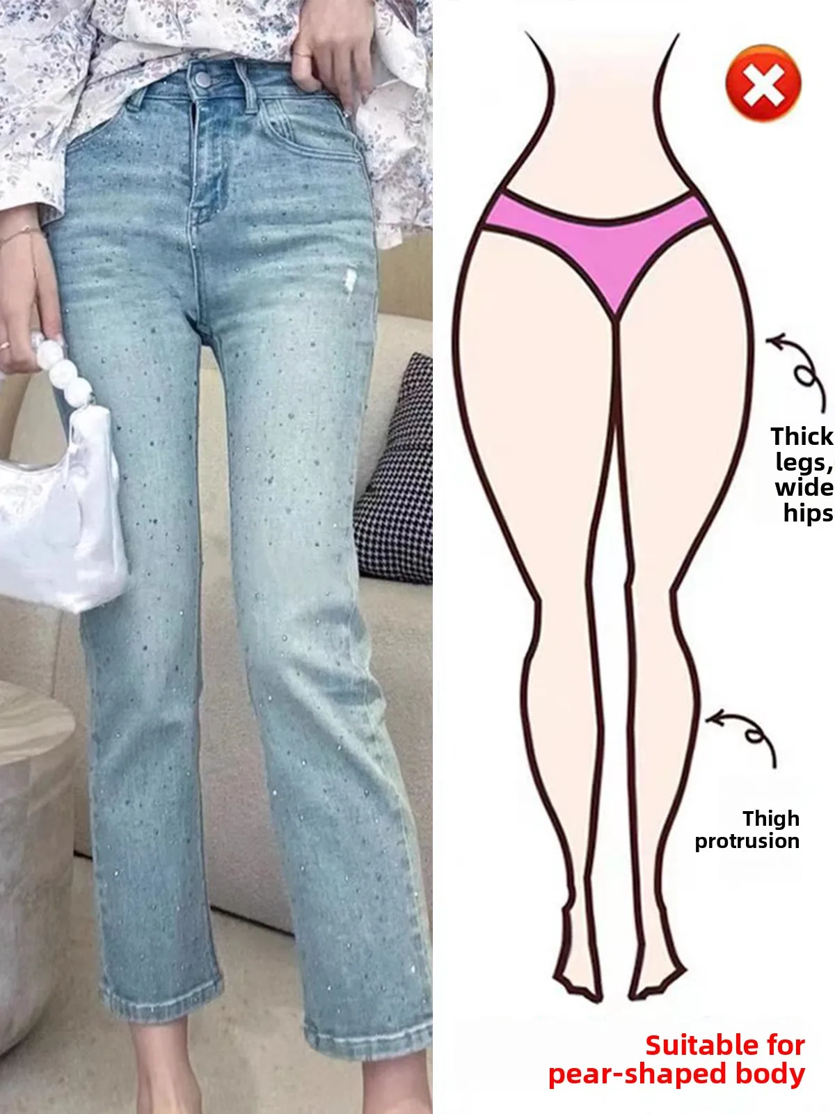 High Waist Versatile Small Nine Points Women's Jeans Straight Leg Heavy Embelliment Summer New Sle Vintage Waed Cotton ...
High Waist Versatile Small Nine Points Women's Jeans Straight Leg Heavy Embelliment Summer New Sle Vintage Waed Cotton ...