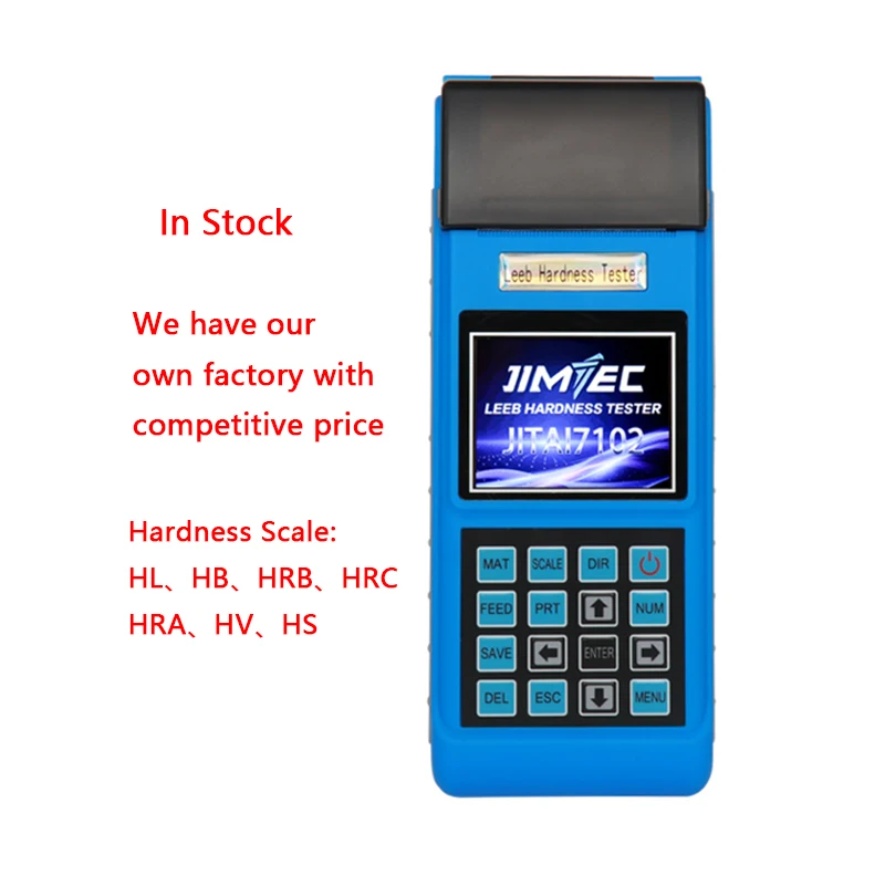 7102 Digital Portable Hardness Meter Handheld Durometer Leeb Hardness Tester
7102 Digital Portable Hardness Meter Handheld Durometer Leeb Hardness Tester