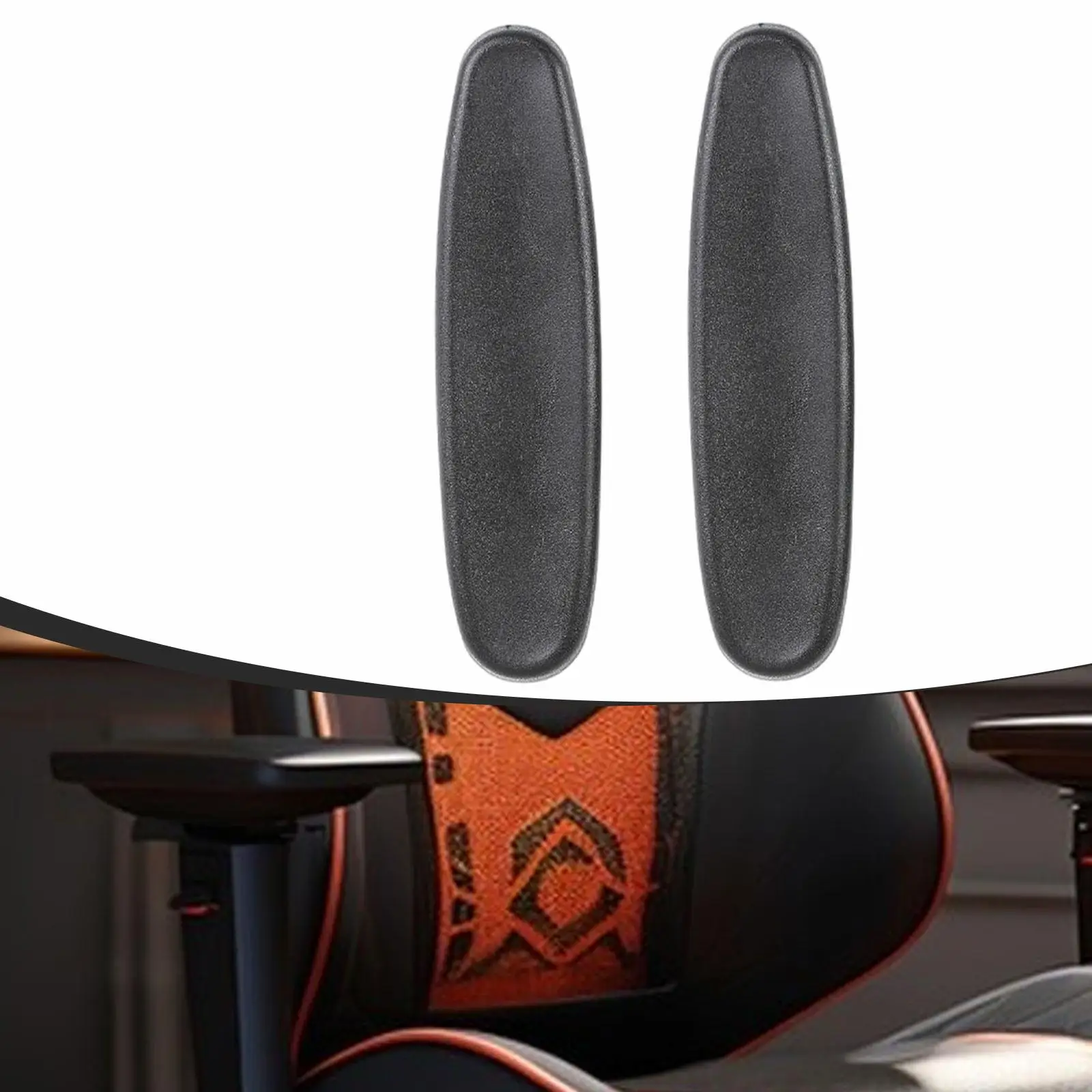 2x Office Chair Armrest Arm Pads Caps Chair Accessories with Mounting Holes Waterproof Universal Scratch Resistant Replacement
2x Office Chair Armrest Arm Pads Caps Chair Accessories with Mounting Holes Waterproof Universal Scratch Resistant Replacement