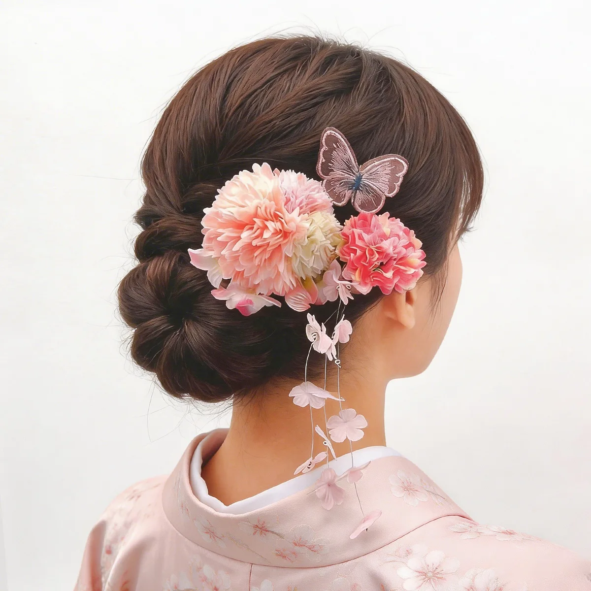 Women's Japanese Style Hairpin Set Handmade Silk Flower Hair Ornament Kimono Hair Accessories
Women's Japanese Style Hairpin Set Handmade Silk Flower Hair Ornament Kimono Hair Accessories