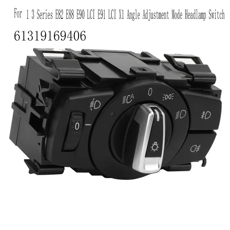 AT92-61319169406 Headlight Control Switch For BMW 1 3 Series E82 E88 E90 LCI E91 LCI X1 Angle Adjustment Mode Headlamp Switch
AT92-61319169406 Headlight Control Switch For BMW 1 3 Series E82 E88 E90 LCI E91 LCI X1 Angle Adjustment Mode Headlamp Switch