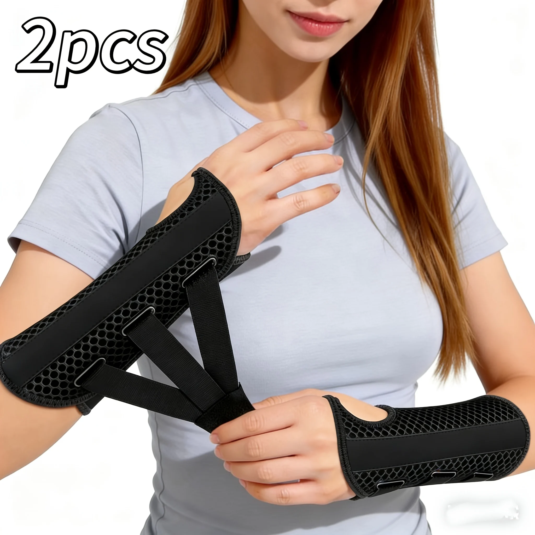 2pcs Lightweight Wrist Support, Breathable Ultra-Light Design, for Daily and Sleep Wrist Wear by Men and Women
2pcs Lightweight Wrist Support, Breathable Ultra-Light Design, for Daily and Sleep Wrist Wear by Men and Women