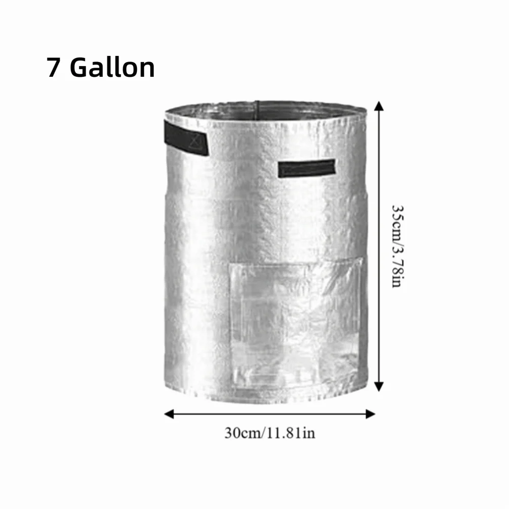 5PCS 7 /10 Gallon Potato Grow Bag Lightweight with Flap Garden Planting Bag with Handles Waterproof Plant Growing Bag
5PCS 7 /10 Gallon Potato Grow Bag Lightweight with Flap Garden Planting Bag with Handles Waterproof Plant Growing Bag