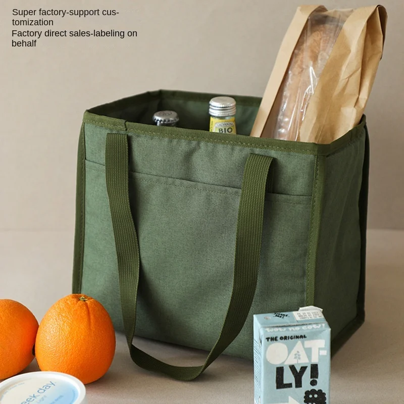 Корейская повседневная свежая и простая изолированная сумка для обеда большой емкости Ручная изолированная сумка для обеда
Корейская повседневная свежая и простая изолированная сумка для обеда большой емкости Ручная изолированная сумка для обеда