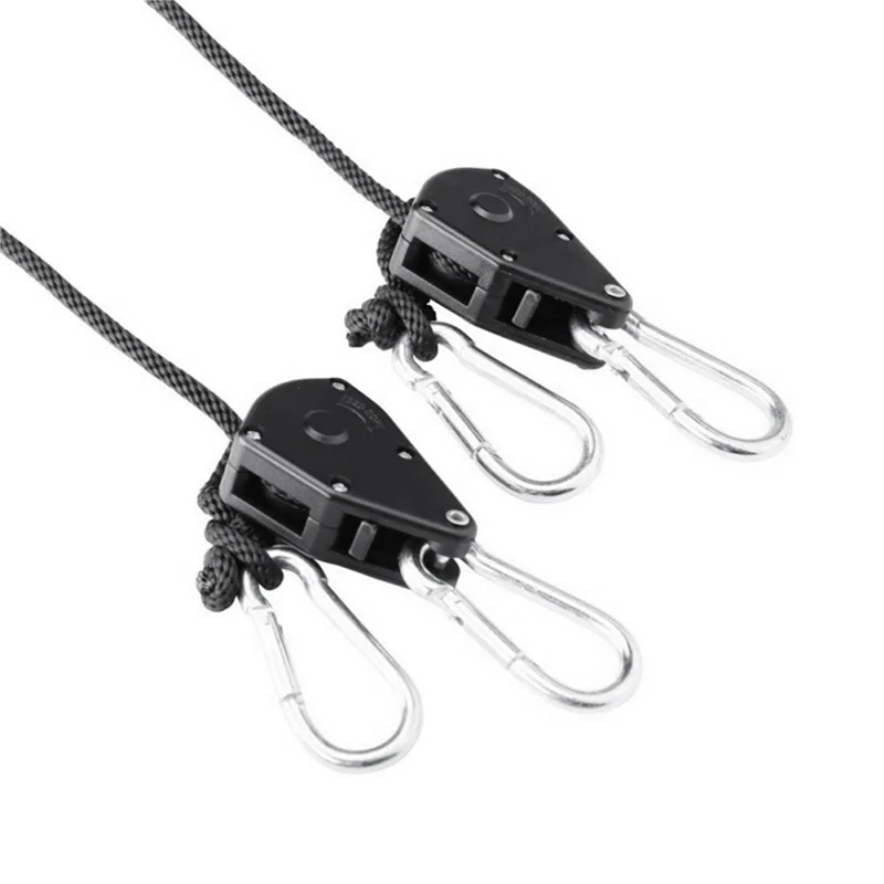 18PCS Adjustable 1/8Inch Lanyard Hanging For Tent Fan LED Grow Plant Lamp Rope Ratchet Hanger Pulley Lifting Pulley Hook-T34C 
18PCS Adjustable 1/8Inch Lanyard Hanging For Tent Fan LED Grow Plant Lamp Rope Ratchet Hanger Pulley Lifting Pulley Hook-T34C