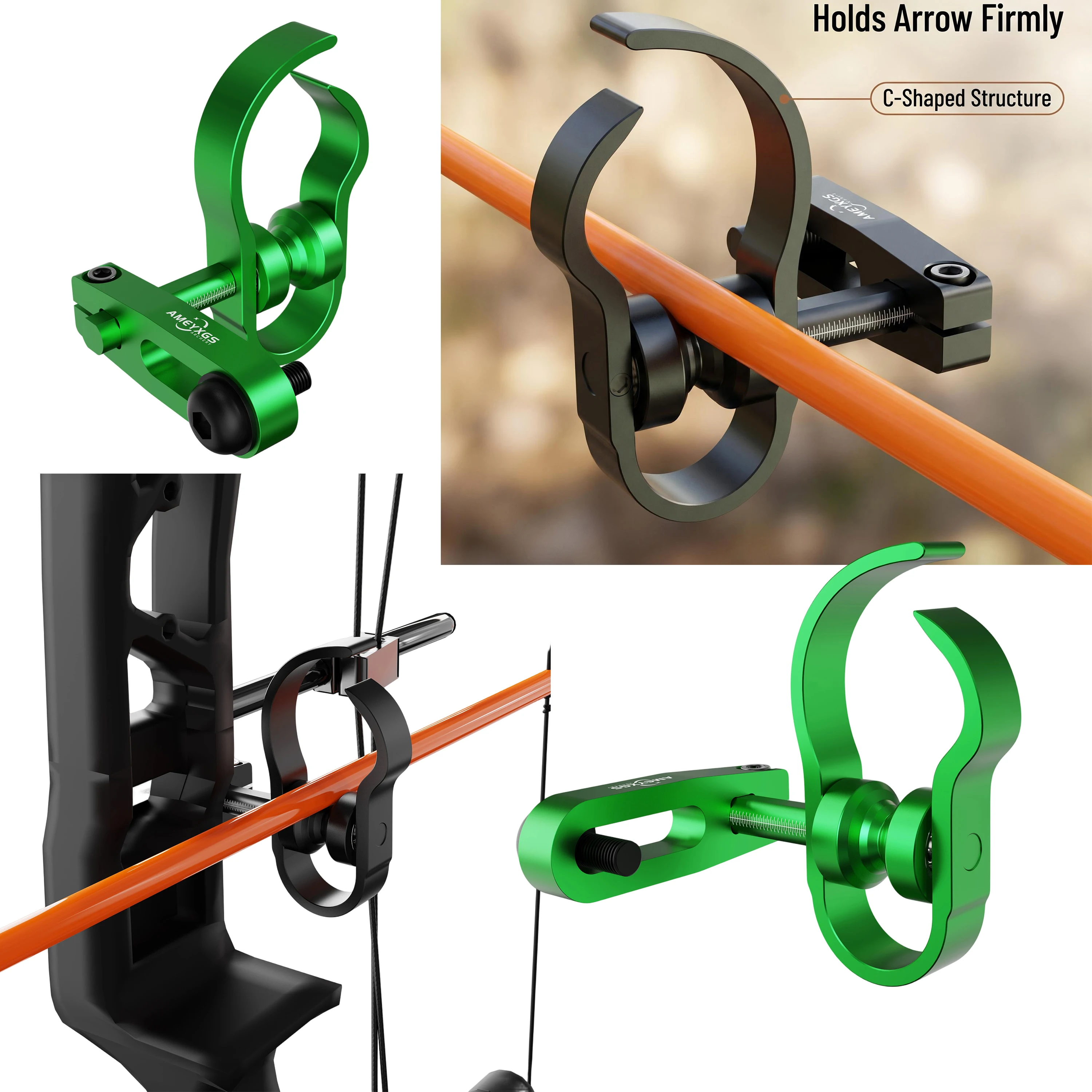 Fishing Hunting Arrow Rest Solid Aluminum 1pc Left Right Hand for Compound Bow Fish Hunting Outdoor Shooting Activities
Fishing Hunting Arrow Rest Solid Aluminum 1pc Left Right Hand for Compound Bow Fish Hunting Outdoor Shooting Activities