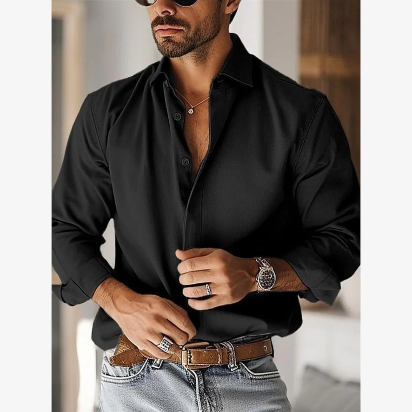 Осенний повседневный длинный свитер больших размеров, мужской свободный верх, подходит для подставки из искусственной кожи, хлопка, 00% воротник Nine Sve, внутренняя одежда
Осенний повседневный длинный свитер больших размеров, мужской свободный верх, подходит для подставки из искусственной кожи, хлопка, 00% воротник Nine Sve, внутренняя одежда