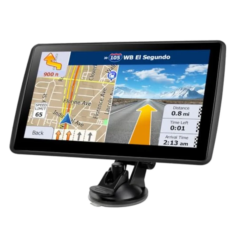 Car truck RV GPS navigator: 7-inch HD touchscreen plastic black device with lifetime map updates voice guidance speed alerts an
Car truck RV GPS navigator: 7-inch HD touchscreen plastic black device with lifetime map updates voice guidance speed alerts an