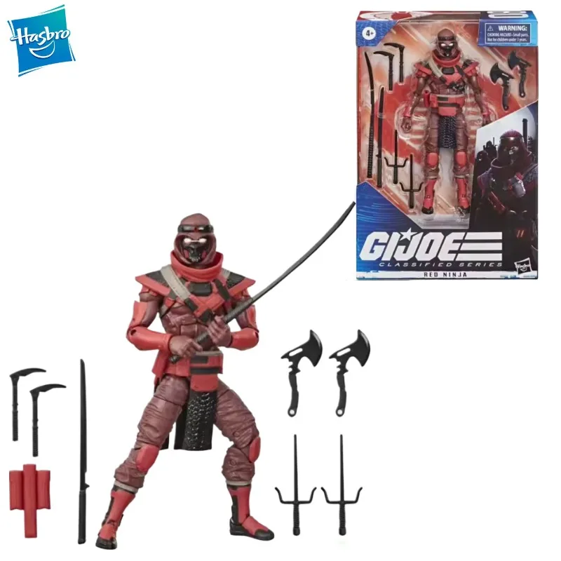 New Original Hasbro G.I. Joe Classified Series Red Ninja Action Figure
New Original Hasbro G.I. Joe Classified Series Red Ninja Action Figure