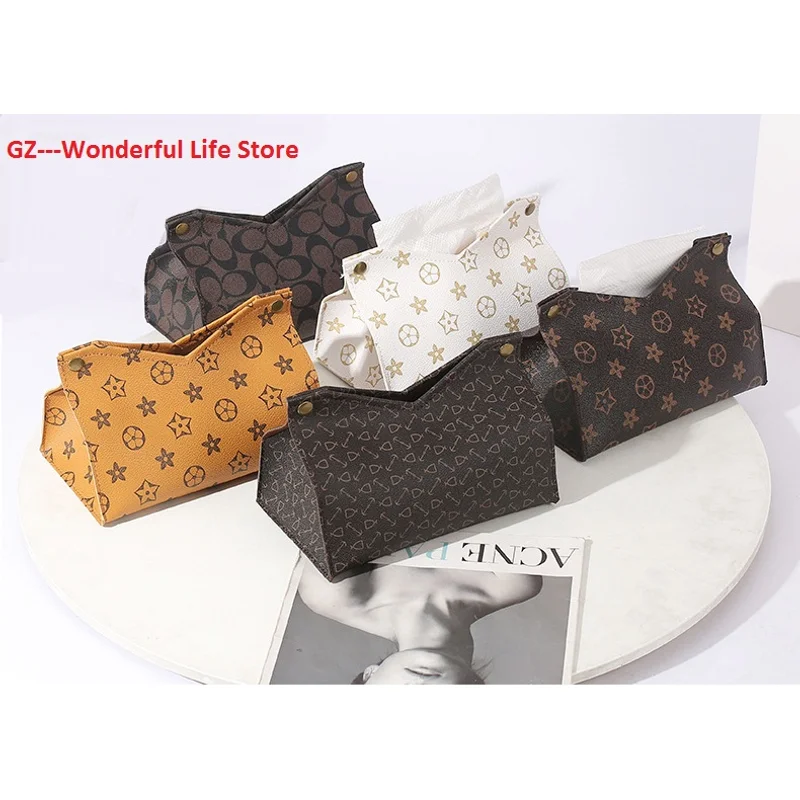 Light Luxury And Minimalist Desktop Paper Box Leather Tissue Box Home Living Room Paper Box Office Desk Tissue Holder
Light Luxury And Minimalist Desktop Paper Box Leather Tissue Box Home Living Room Paper Box Office Desk Tissue Holder