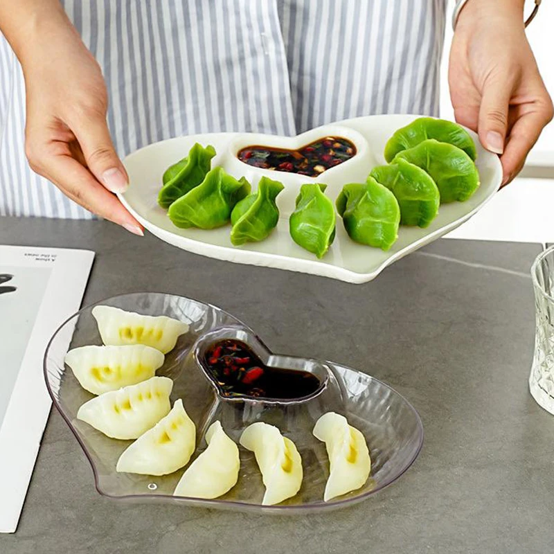 Love Shape Plastic Dumpling Plate With Vinegar Discs Vinegar Dishes Sushi Breakfast Dried Fruit Snack Shell Bone Spitting Dish
Love Shape Plastic Dumpling Plate With Vinegar Discs Vinegar Dishes Sushi Breakfast Dried Fruit Snack Shell Bone Spitting Dish