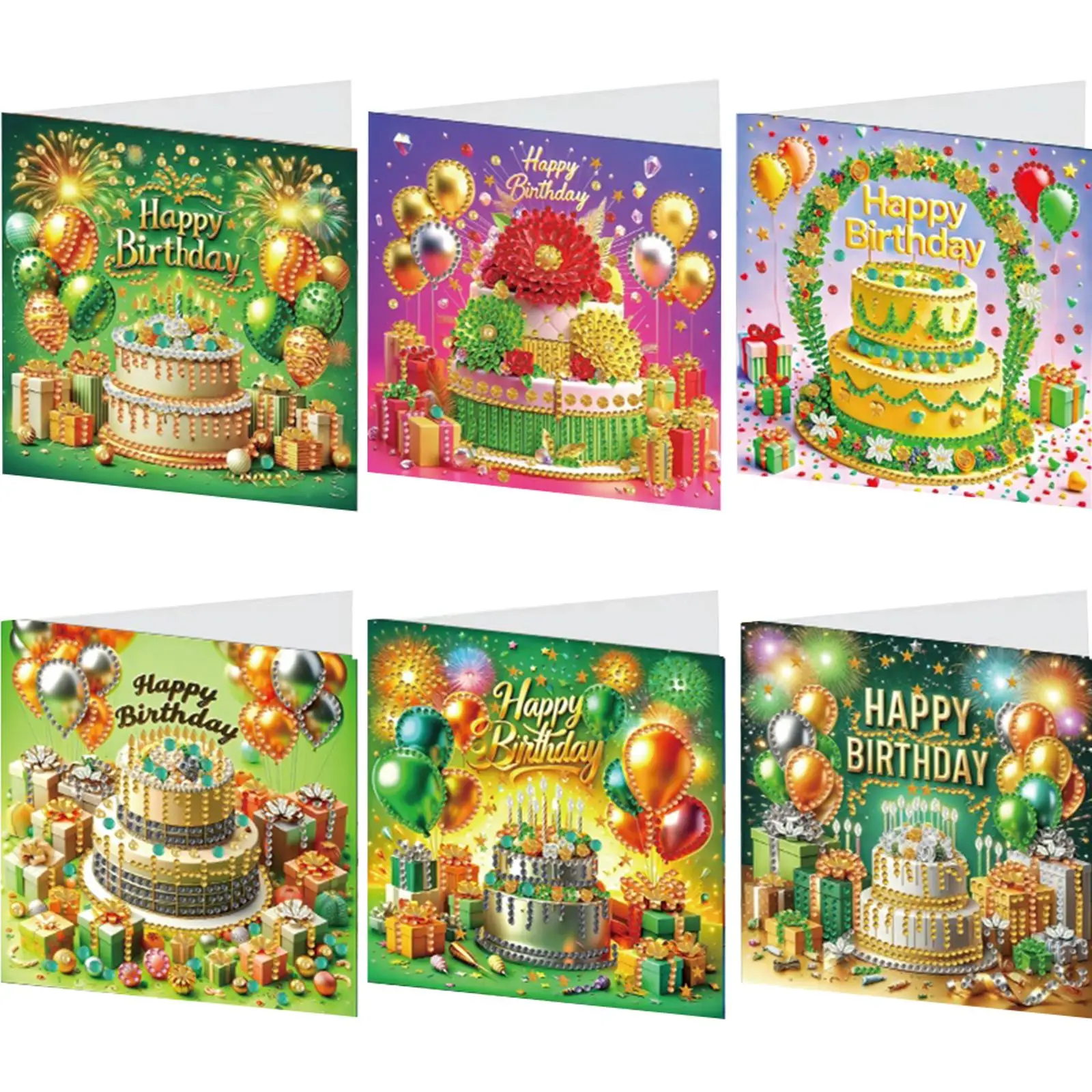 6Pcs Birthday Gift DIY Diamond Painting Greeting Cards for Adults Gifts Blessing
6Pcs Birthday Gift DIY Diamond Painting Greeting Cards for Adults Gifts Blessing
