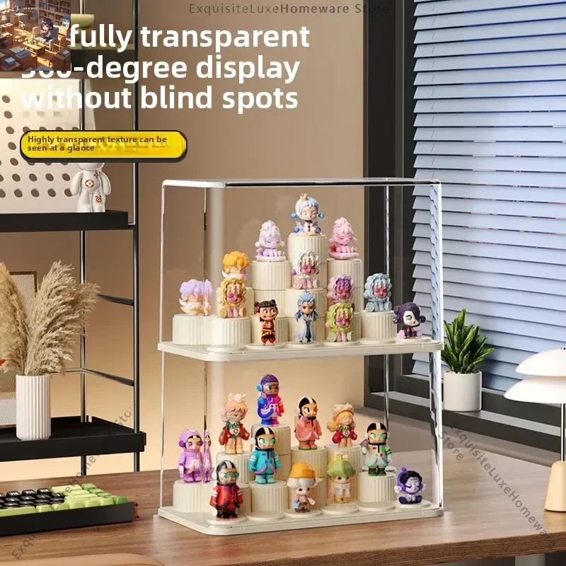Transparent storage box dustproof acrylic rack figure blind box building block display cabinet display box
Transparent storage box dustproof acrylic rack figure blind box building block display cabinet display box