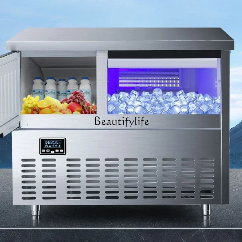 FG34Commercial milk tea shop ice machine Large 150kg bar-style square ice cube making machine
FG34Commercial milk tea shop ice machine Large 150kg bar-style square ice cube making machine