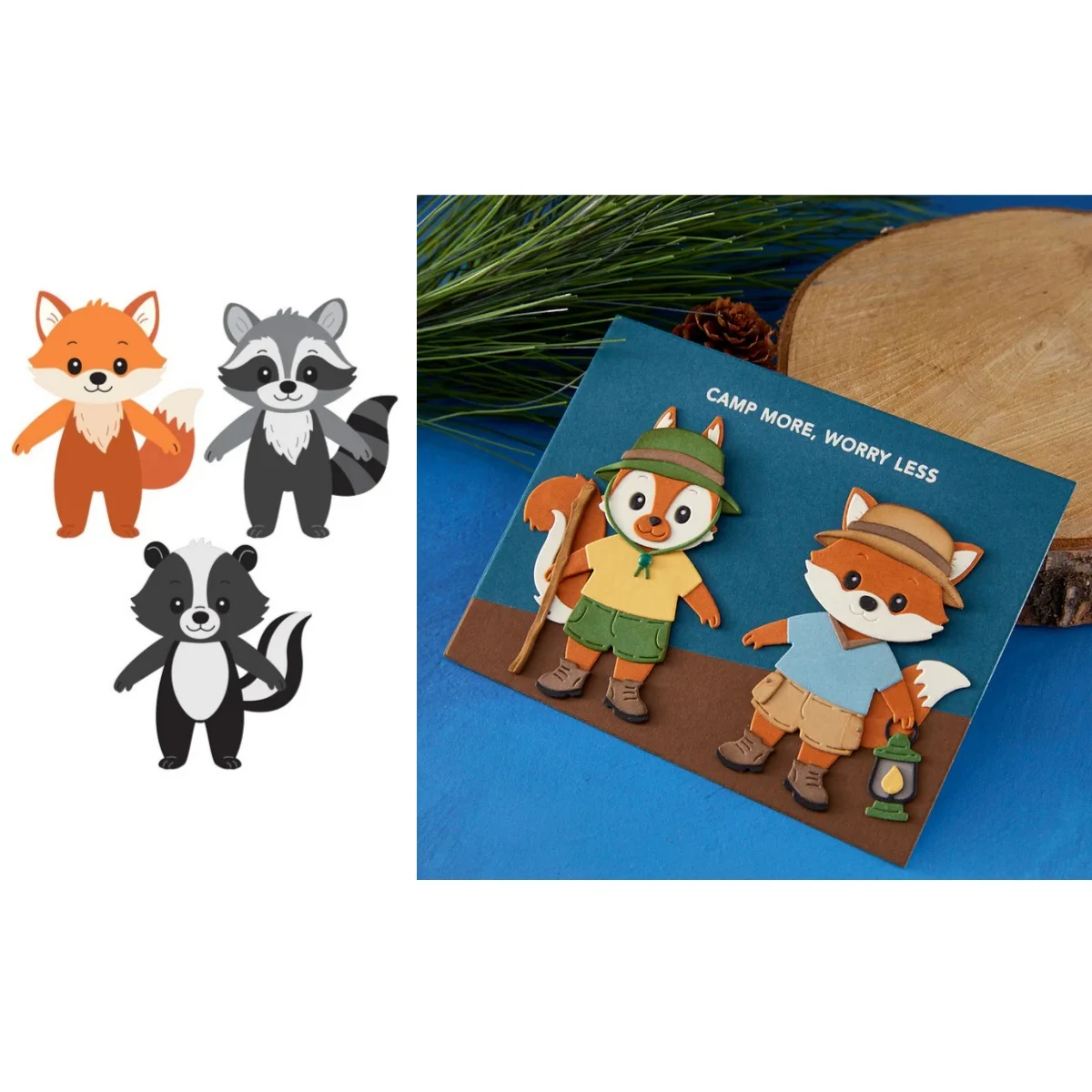 Raccoon Fox Metal Cutting Dies for DIY Making Card Scrapbook Embossed Paper Album Craft Supplies Template Decoration
Raccoon Fox Metal Cutting Dies for DIY Making Card Scrapbook Embossed Paper Album Craft Supplies Template Decoration