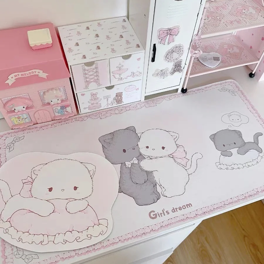 Kawaii Cat Couple Leather Desk Pad Mouse Protector Large Small Mouse Pad Home Office Game Desk Mat PU Leather Pc Laptop Desk Mat
Kawaii Cat Couple Leather Desk Pad Mouse Protector Large Small Mouse Pad Home Office Game Desk Mat PU Leather Pc Laptop Desk Mat