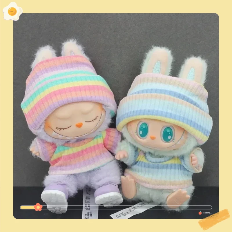 Комплект трикотажной одежды Labubu, тряпичный наряд для куклы, фланцевая шапка и футболка для куклы 17 см, одежда ручной работы, изысканные трикотажные аксессуары
Комплект трикотажной одежды Labubu, тряпичный наряд для куклы, фланцевая шапка и футболка для куклы 17 см, одежда ручной работы, изысканные трикотажные аксессуары