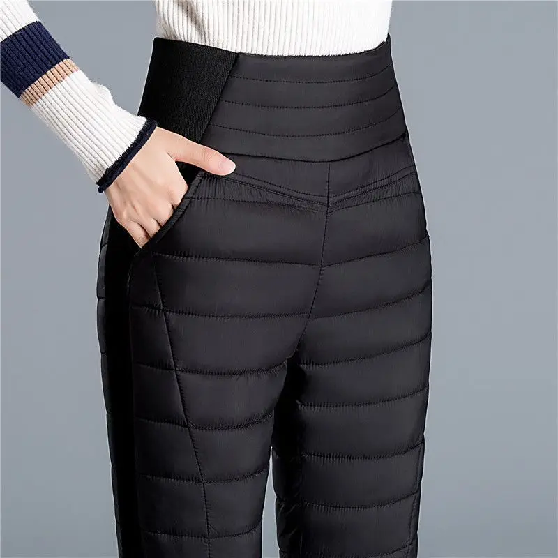 New Winter Middle-aged and Elderly Down Cotton Pants for Women's Outerwear High Waisted Thickened Slimming Warm B882
New Winter Middle-aged and Elderly Down Cotton Pants for Women's Outerwear High Waisted Thickened Slimming Warm B882