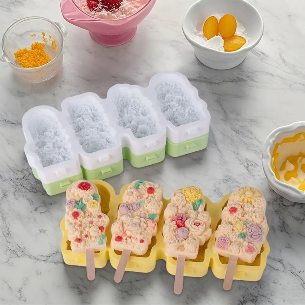 Fashionable Food Grade Flower Ice Cream Molds Silicone Chinese Style Ice Cream Maker Handmade Eco-Friendly Popsicles Maker DIY
Fashionable Food Grade Flower Ice Cream Molds Silicone Chinese Style Ice Cream Maker Handmade Eco-Friendly Popsicles Maker DIY