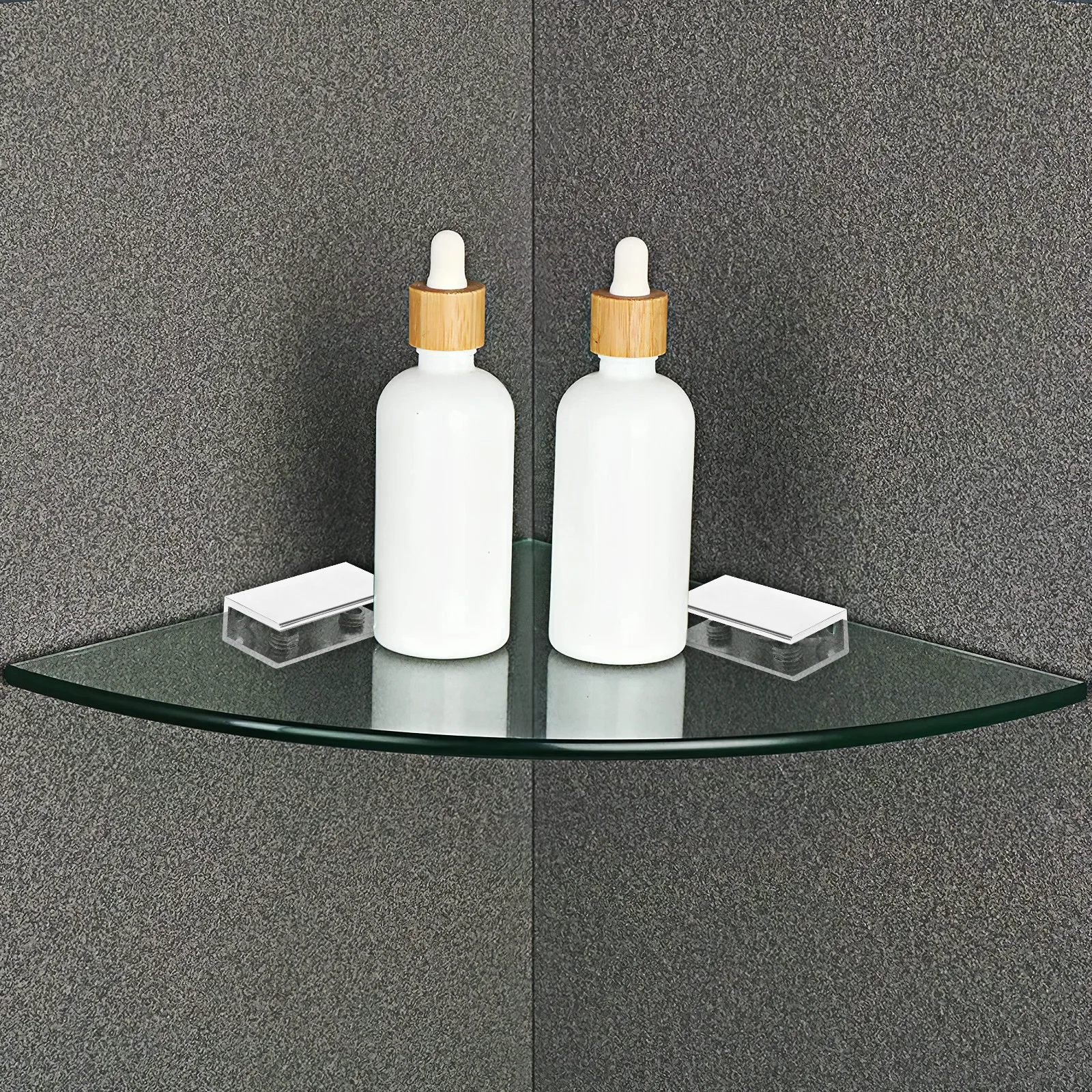 4pcs Glass Clamp Zinc Alloy Bracket For 8-10Mm Glass Shelf Mirror Mounting Clips Floating Shelf Clamps Metal U Bracket Hardware
4pcs Glass Clamp Zinc Alloy Bracket For 8-10Mm Glass Shelf Mirror Mounting Clips Floating Shelf Clamps Metal U Bracket Hardware