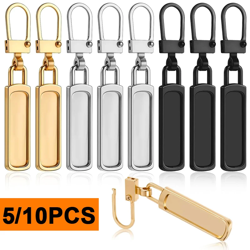 5/10Pcs Detachable Zipper Head Zipper Replacement Metal Tab Zippers Head Repair Kit for Suitcases Bags Clothing DIY Sewing Craft
5/10Pcs Detachable Zipper Head Zipper Replacement Metal Tab Zippers Head Repair Kit for Suitcases Bags Clothing DIY Sewing Craft