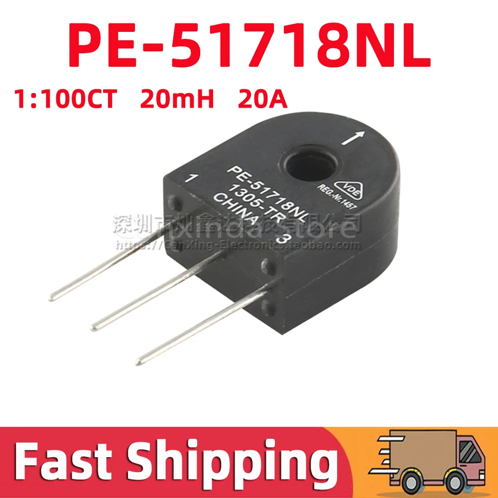 2pcs PE-51718NL PE 51718NL SMD SMT Current Sense Transformer 20mH 20A High Current Sensor Automotive Detect Turns Ratio 1:100CT
2pcs PE-51718NL PE 51718NL SMD SMT Current Sense Transformer 20mH 20A High Current Sensor Automotive Detect Turns Ratio 1:100CT