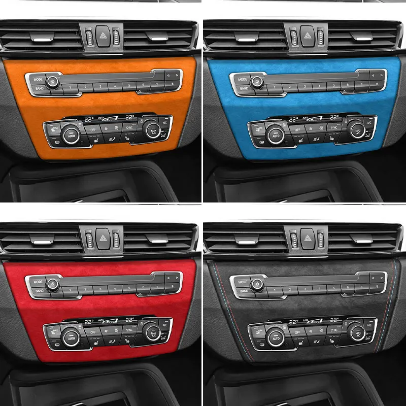 Наклейка на центральную консоль и панель CD-плеера из алькантары для BMW X1 F48 (2016-2022), защита от царапин, аксессуары для тюнинга салона автомобиля
Наклейка на центральную консоль и панель CD-плеера из алькантары для BMW X1 F48 (2016-2022), защита от царапин, аксессуары для тюнинга салона автомобиля