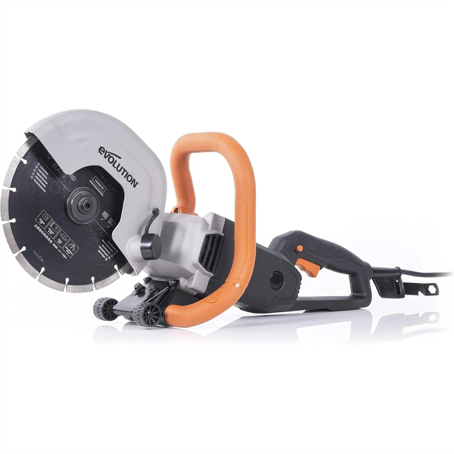 9 in Concrete Saw, 15A Motor, 3-1/2 in Cut, Diamond Blade, Safer Cutting Tool
9 in Concrete Saw, 15A Motor, 3-1/2 in Cut, Diamond Blade, Safer Cutting Tool
