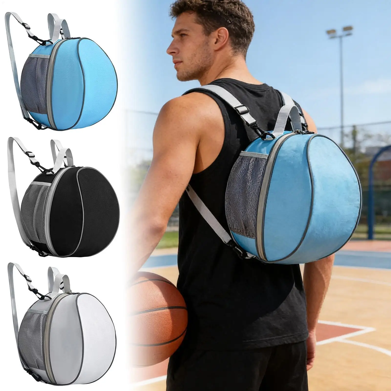 Рюкзак для футбола большой вместимости, легкий, водонепроницаемый, для волейбола, спортзала, повседневных поездок, школы
Рюкзак для футбола большой вместимости, легкий, водонепроницаемый, для волейбола, спортзала, повседневных поездок, школы